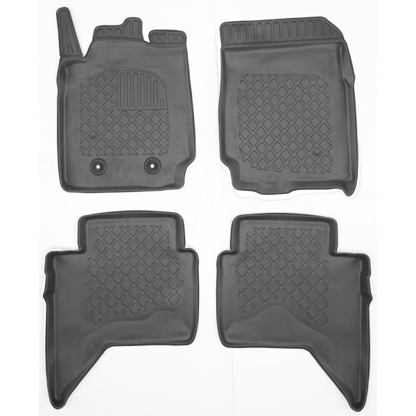 Rubber mats Ford Ranger front 2015-2018