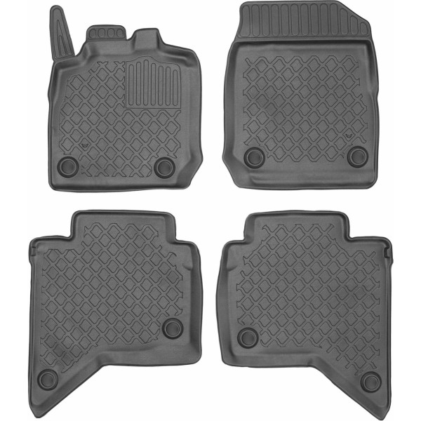 Rubber mats Isuzu D-Max from 2021 (pick-up double cab)