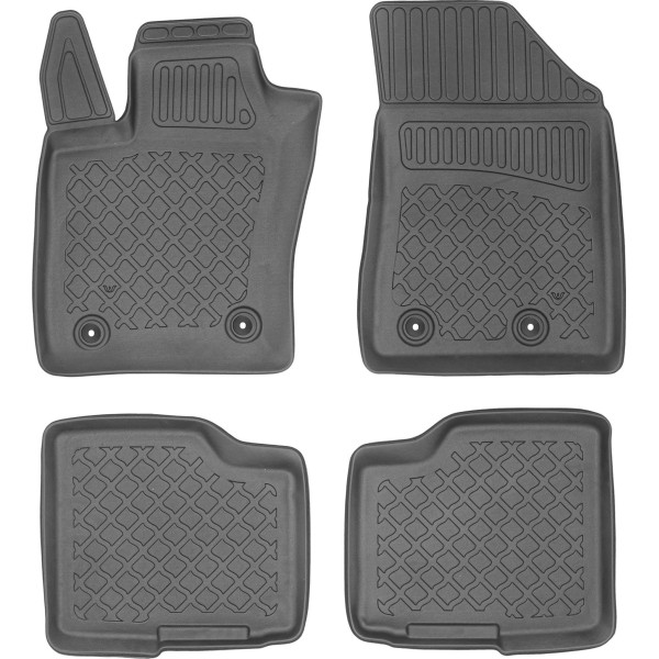 Rubber mats Jeep Compass II (MP/552) from 2017