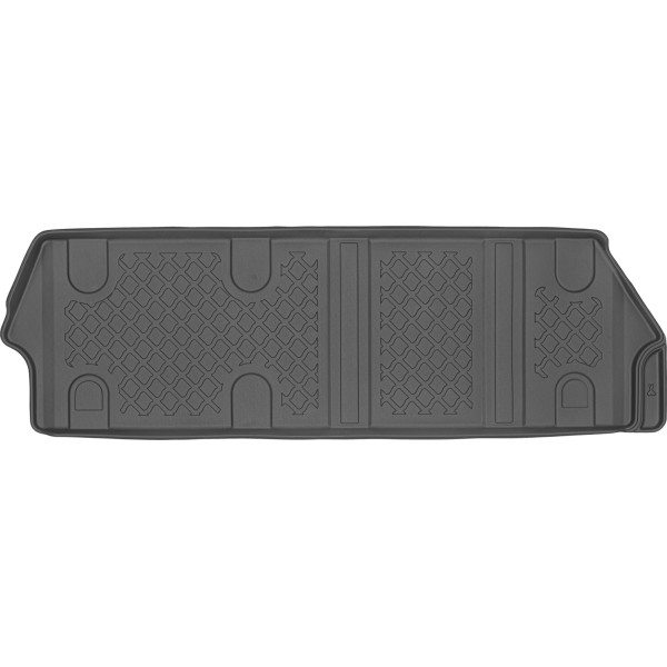 Rubber mats Mercedes-Benz V-Class W447 from 2014 (3 row (the seats are fixed with hooks))