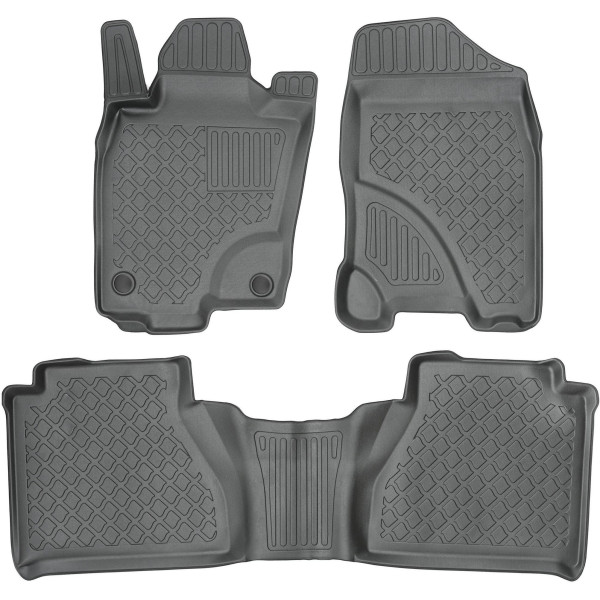 Rubber mats Mercedes X-Class W470 from 2017 ((pick-up double cab))