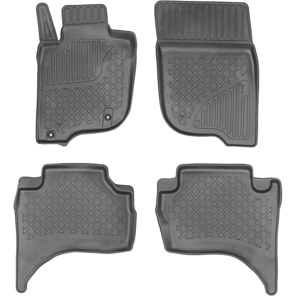 Rubber mats Mitsubishi L200 pick-up double cab from 2015