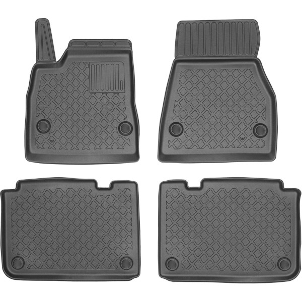 Rubber mats Tesla Model S 4x4 from 2015