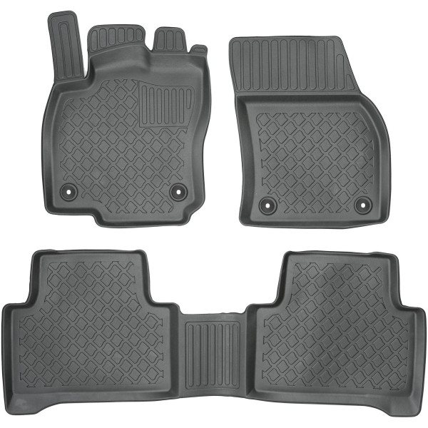 Rubber mats Volkswagen Touran II from 2015 (5 places)