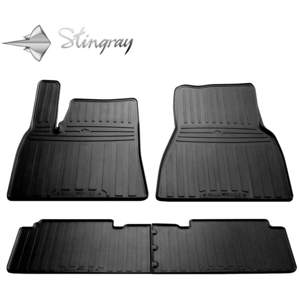 Rubber mats TESLA Model S from 2012 4 pcs / 1050014