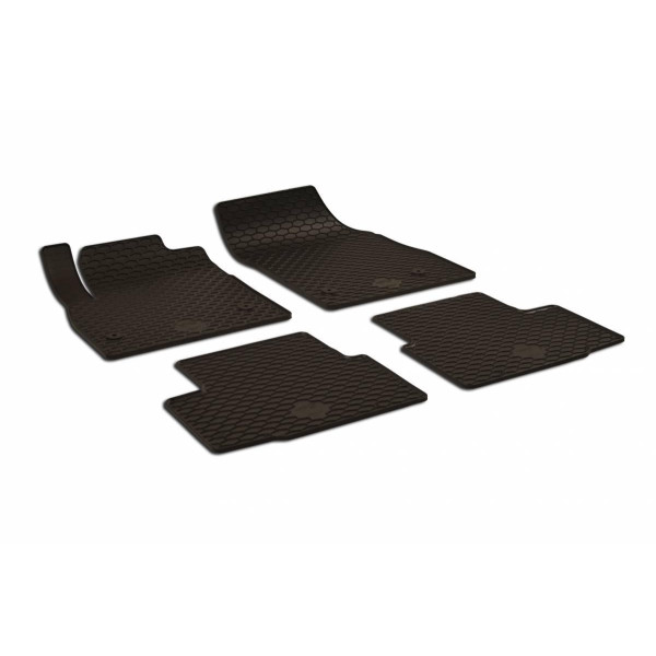 Rubber mats OPEL Astra K from 2015 / 220484 / black