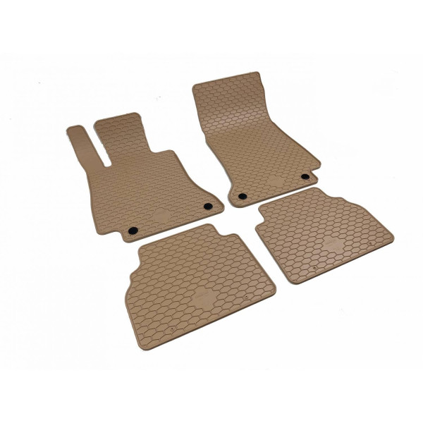 Rubber mats MB W213/S213 E-Class from 2017 4 pcs / 221306B / beige