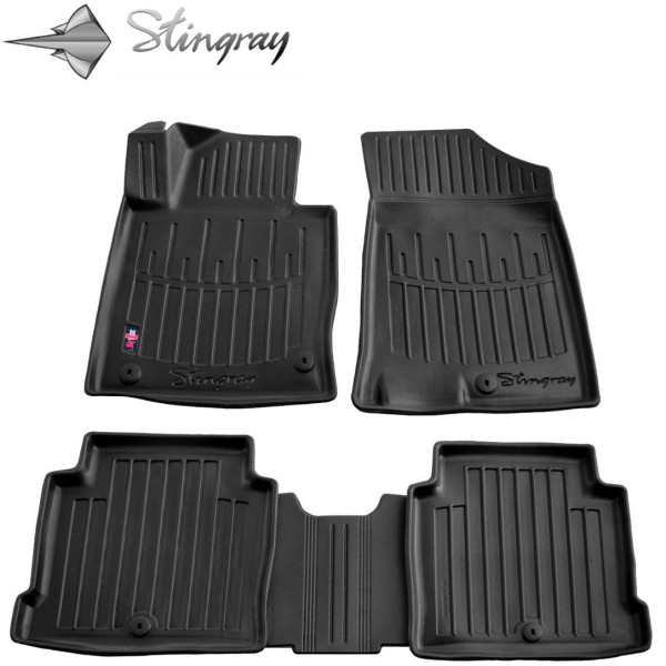 Rubber 3D mats KIA Optima JF 2015-2020, 5 pcs / black / 5009085 / higher edges