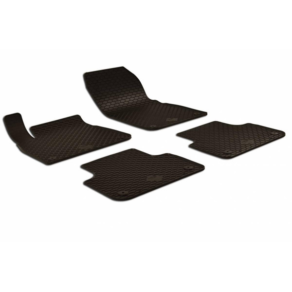 Rubber mats AUDI Q7 from 2015 / 220125 / black