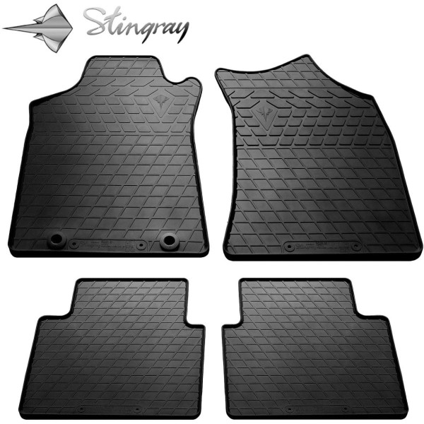 Rubber mats TOYOTA Fortuner AN50/ 60 2004-2015, 4 pcs / 1022564