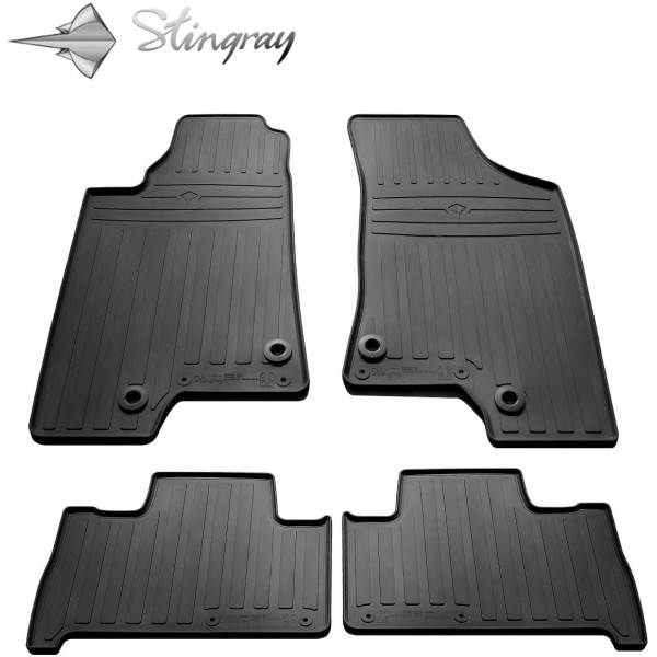 Rubber mats HUMMER H3 2005-2010, 4 pcs / 1058014