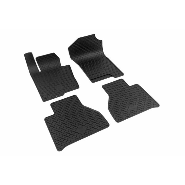 Rubber mats NISSAN NAVARA from 2014 4 pcs / 221706 / black