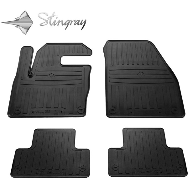 Rubber mats LAND ROVER RANGE ROVER Evoque 2011–2018, 4 pcs / 1047034