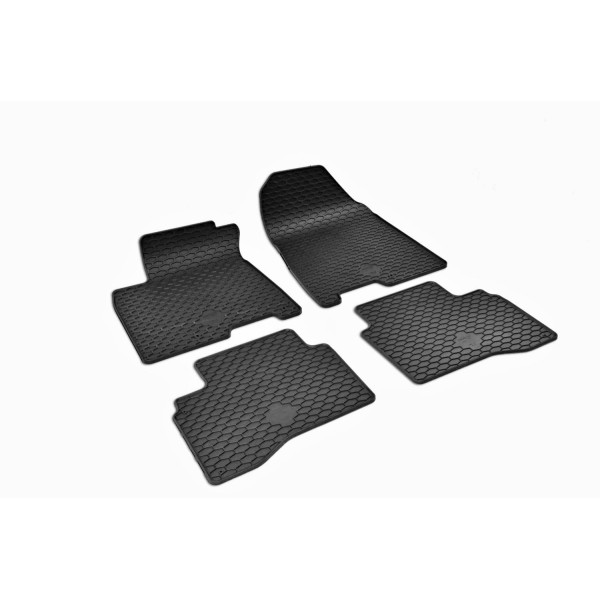 Rubber mats KIA NIRO from 2016 / also Hybrid 4 pcs / 222144 / black