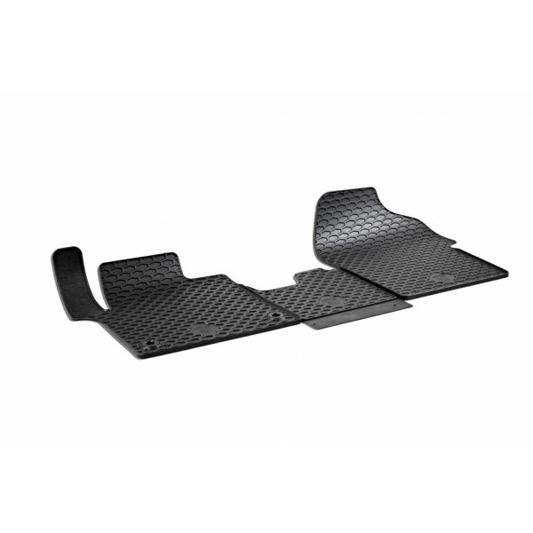 Rubber mats PEUGEOT e-EXPERT / e-TRAVELLER from 2020 (oval clips)