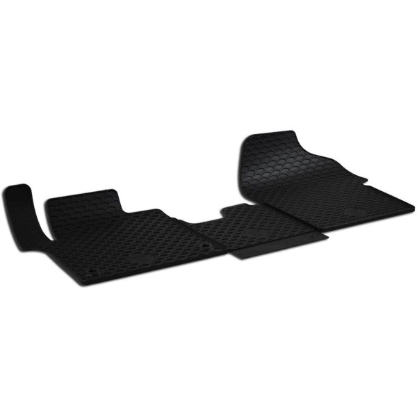 Rubber mats PEUGEOT Expert/Traveller from 2016 3 pcs / 221094 / black