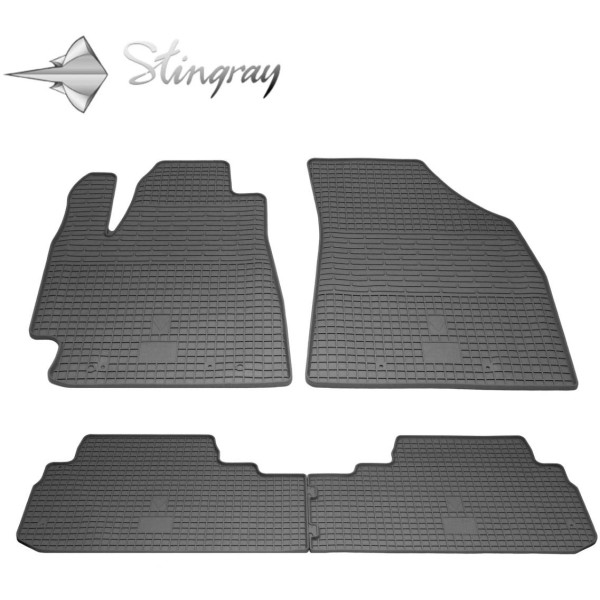 Rubber mats TOYOTA Highlander XU40 2008-2013, 4 pcs / 1022054