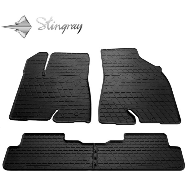 Rubber mats TOYOTA Highlander XU50 2013-2019, 4 pcs / 1022454