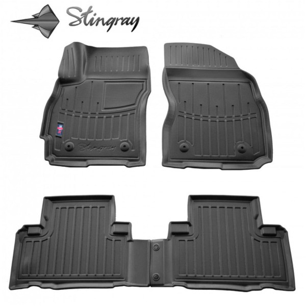 Rubber 3D mats MAZDA 5 from 2010 4 pc. / black / 5011134 / higher edges