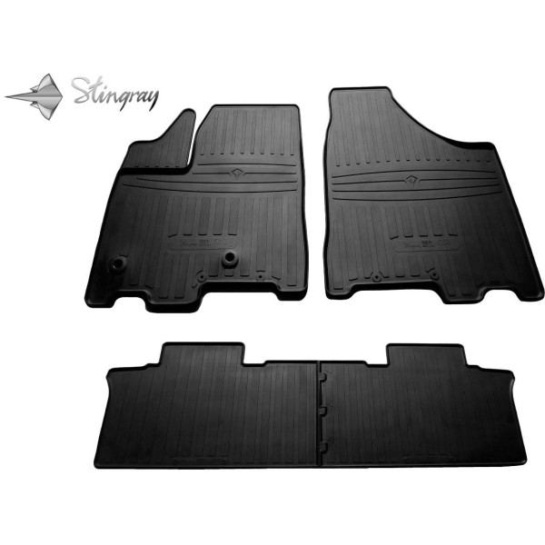 Rubber mats TOYOTA Sienna III (6 places) from 2010 , 4 pcs (1-2 eilės) / 1022524