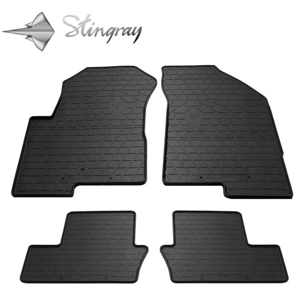 Rubber mats DODGE Caliber 2007-2012, 4 pcs / 1053014