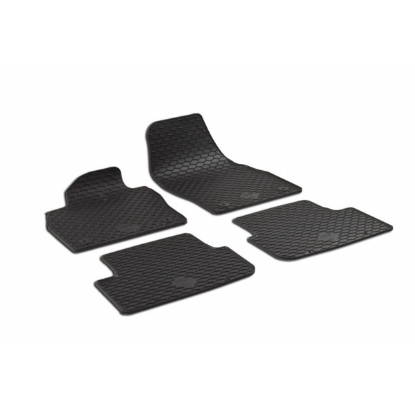 Rubber mats VW Polo from 2017 4 pcs / 221171 / black