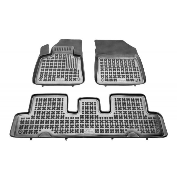 Rubber mats Citroen C4 Picasso 7 places 2013-2018