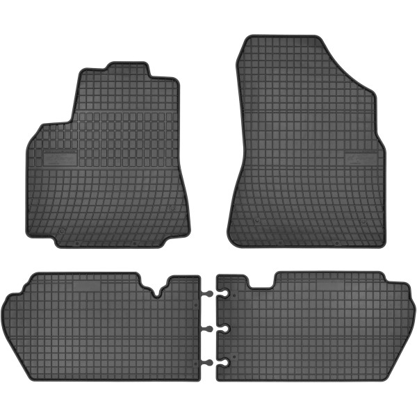 Rubber mats Peugeot Partner II 2008-2018