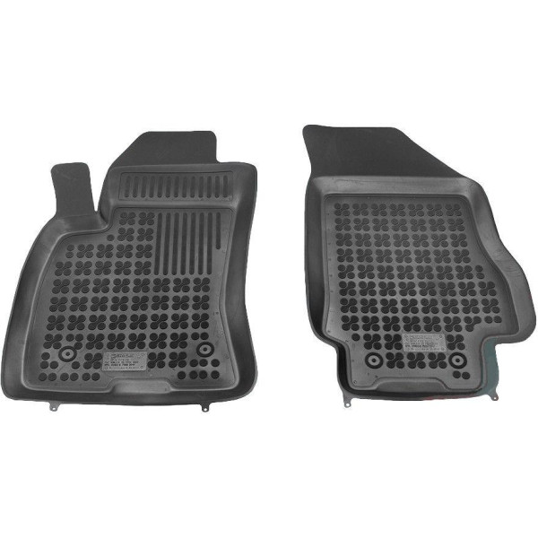 Rubber mats Fiat Doblo II from 2010 (2 places)