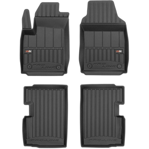 Rubber mats Proline Fiat 500 from 2007