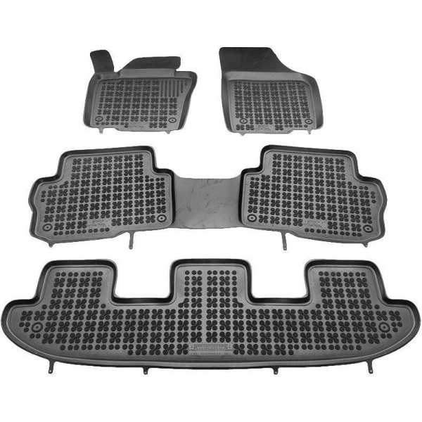Rubber mats Volkswagen Sharan II from 2010 (7 places)