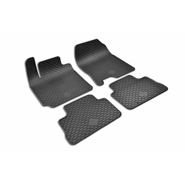 Rubber mats HYUNDAI KONA from 2018 4 pcs / 221684 / black