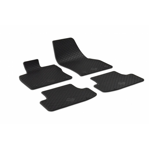 Rubber mats VOLKSWAGEN T-ROC Cabrio from 2019 4 pcs / 222285 / black