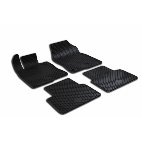 Rubber mats HONDA Civic HB from 2017 / 221325 / black