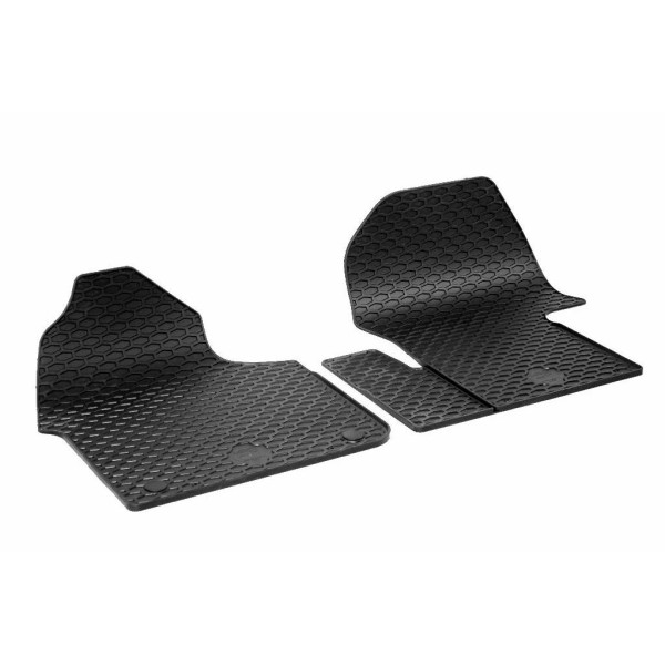 Rubber mats MB Sprinter W907 RWD from 2018 2 pcs / 222322 / black