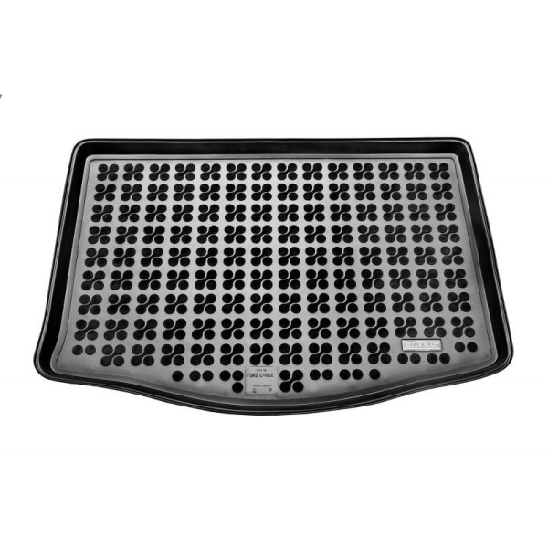 Rubber trunk mat Ford C-Max II from 2010 (version with non-standard spare wheel)