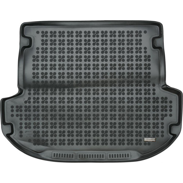 Rubber trunk mat Hyundai Santa Fe IV from 2018 (5 places)