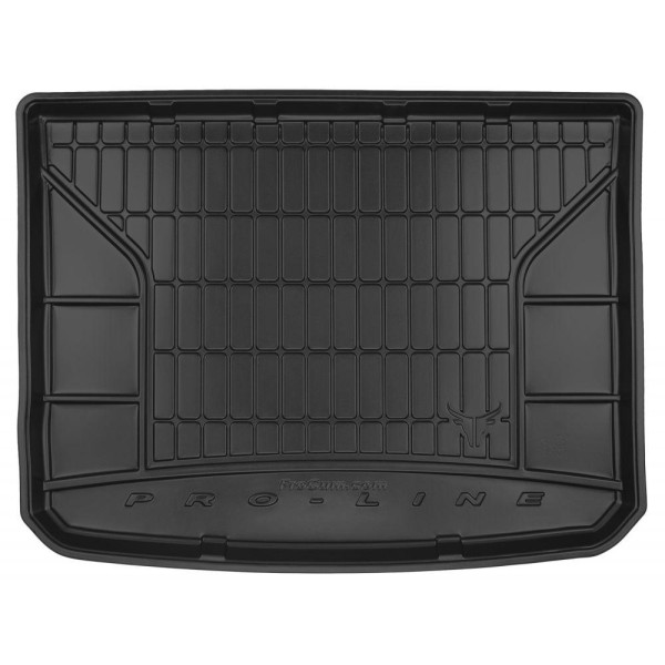 Rubber trunk mat Proline Fiat 500X 2014-2019 (version with standard spare wheel)