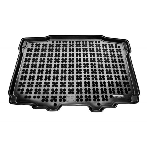 Rubber trunk mat Skoda Yeti from 2009 (version with a tool set located in the trunk)