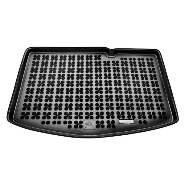 Rubber trunk mat Toyota Yaris III Hybrid 2011-2014 (bottom part / with a thin spare wheel)
