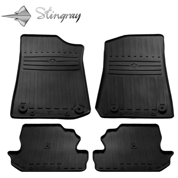 Rubber mats JEEP Wrangler JL (3 doors) from 2018 4 pcs / 1046084