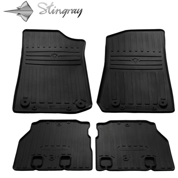 Rubber mats JEEP Wrangler JL (5 doors) from 2018 4 pcs / 1046094