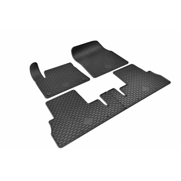 Rubber mats CITROEN Berlingo from 2018 (round clips) 4 pcs / 221854 / black