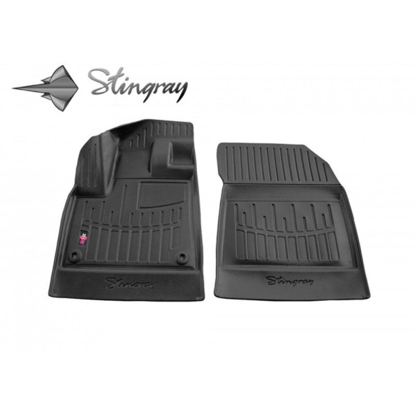 Rubber 3D mats OPEL Combo E from 2018 2 pcs / black / 5016072 / higher edges