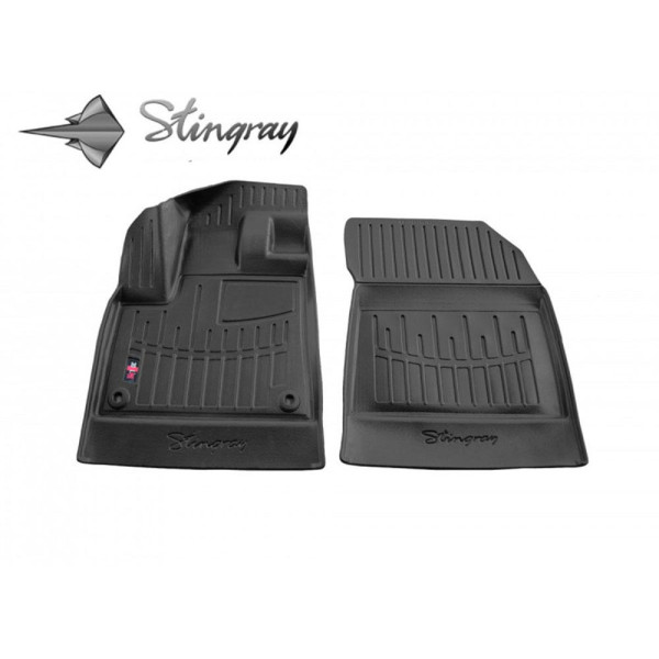 Rubber 3D mats PEUGEOT Rifter from 2018 2 pcs / black / 5016072 / higher edges