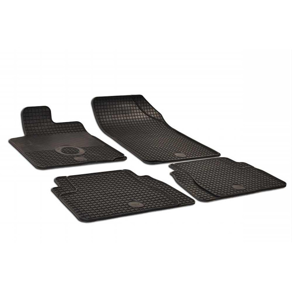 Rubber mats CITROEN C3 2002-2009 4 pcs / 213550 / black