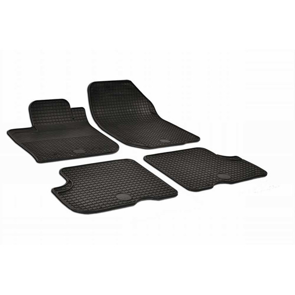 Rubber mats DACIA Logan 2004-2012 4 pcs / 214494 / black