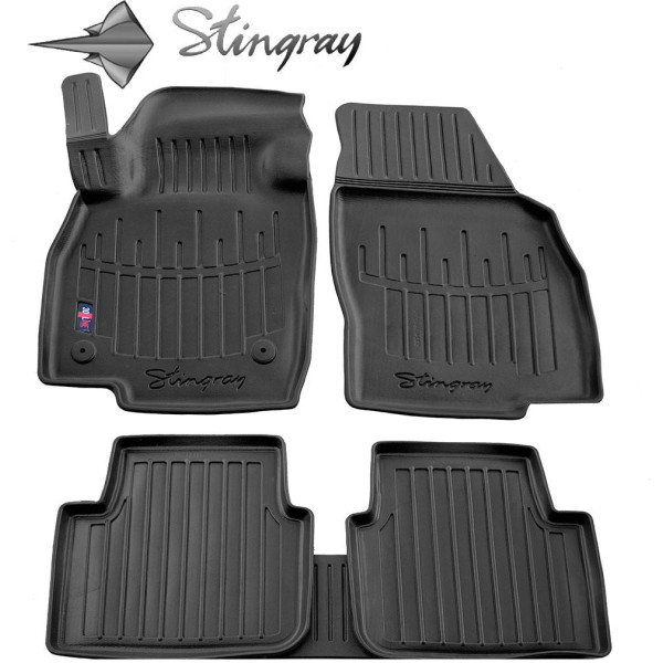 Rubber 3D mats SKODA Scala from 2019 5 pcs / black / 5020125 / higher edges