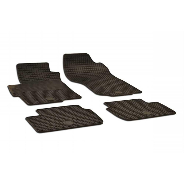 Rubber mats Mitsubishi Lancer 2008-2017 / 215384 / black