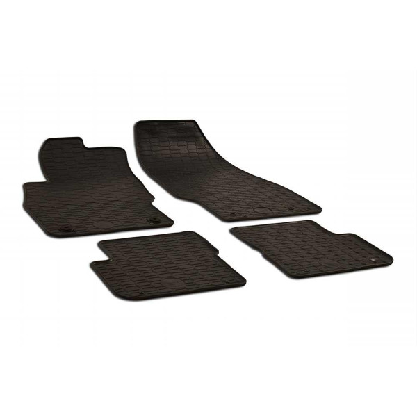 Rubber mats OPEL Corsa D 2006-2014 4 pcs / 214935 / black